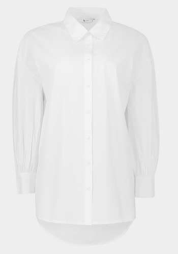 Longline Poplin Shirt