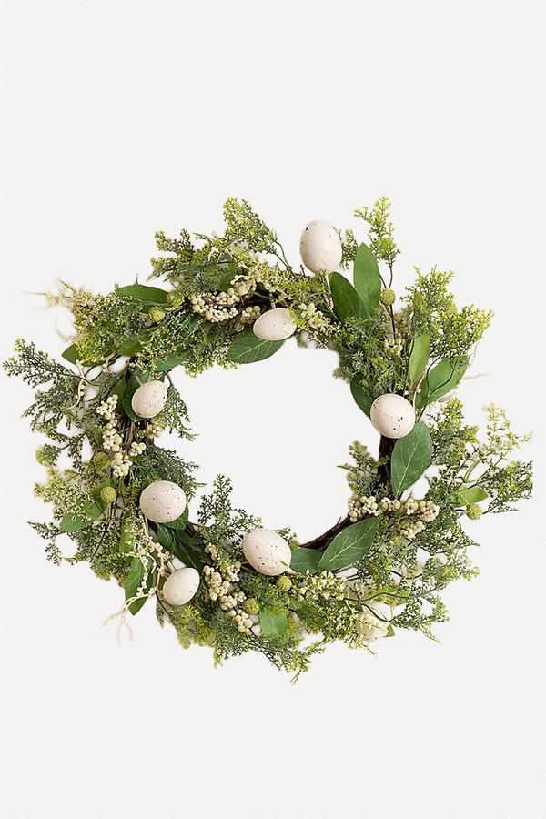 Artificial Easter Egg Wreath