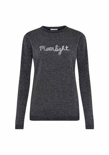 Moonlight Metallic Wool-Blend Jumper from Bella Freud