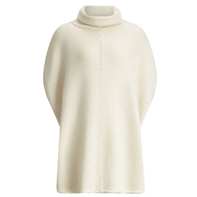 Poncho Wool Cashmere Knit