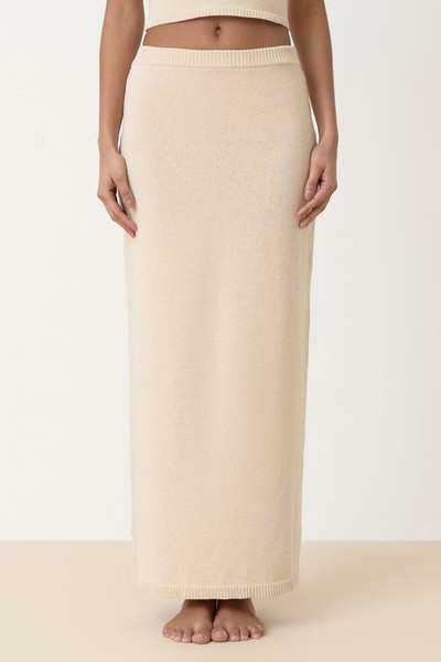 Rico Cream Knit Maxi Skirt from 4th & Reckless