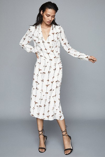 Floral Printed Wrap Dress from Renae