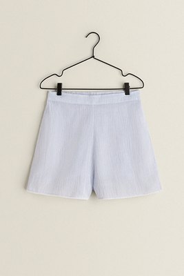 Striped Cotton Shorts from Zara