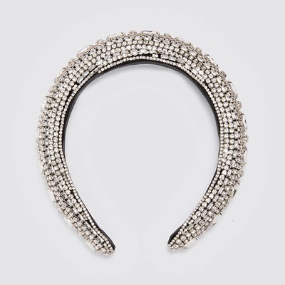 Bejewelled Padded Headband from Zara