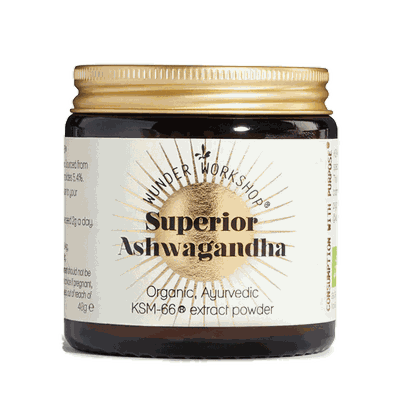 Superior Ashwagandha KSM 66 Extract Powder from Wunder Workshop