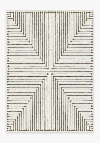 Inkdrop Camel & Ivory Rug from Jonathan Adler