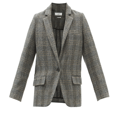 Charly Check Wool-Twill Blazer from Isabel Marant Étoile