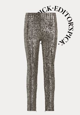Sequinned Skinny Trousers