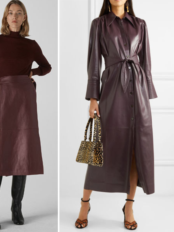 15 Ways To Wear Burgundy Leather