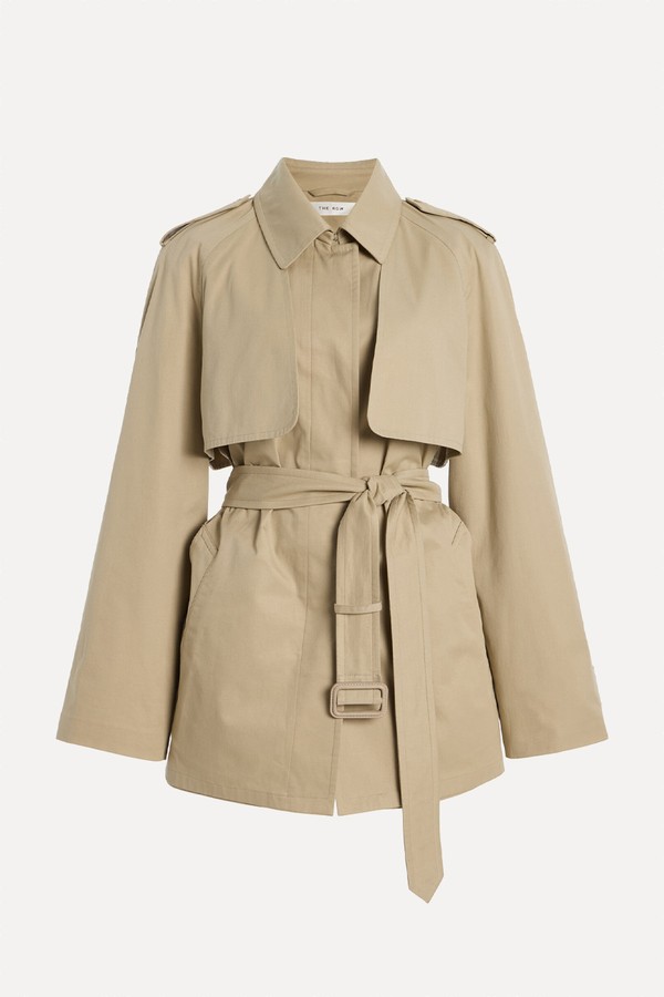 Tavoris Belted Cotton Gabardine Jacket from The Row