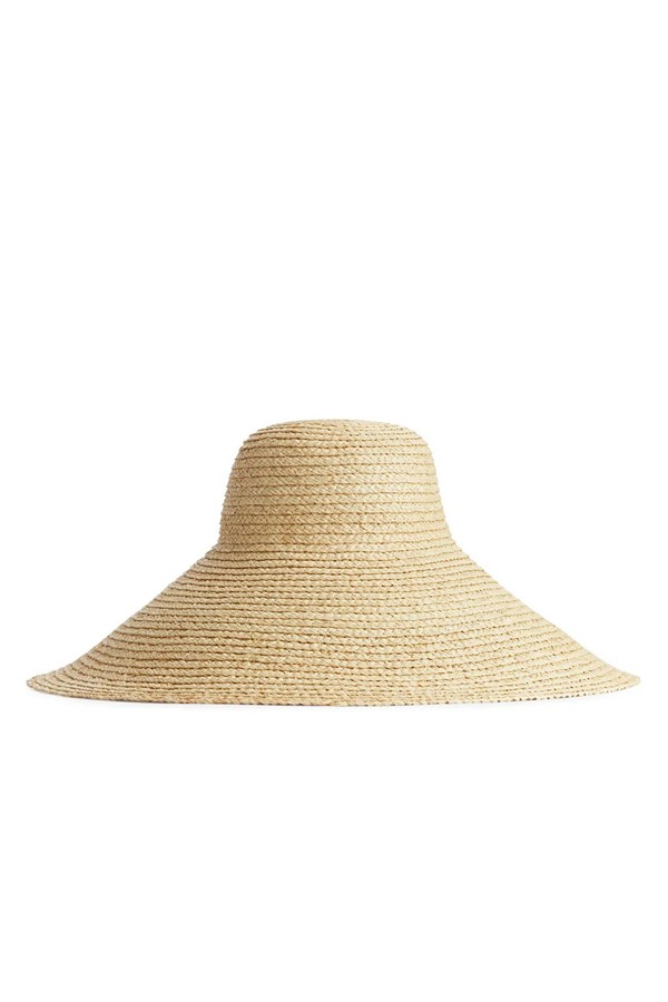 Wide Brim Straw Hat from Arket