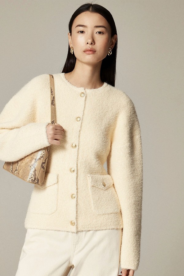 Cinched-Waist Sweater-Jacket from J.Crew