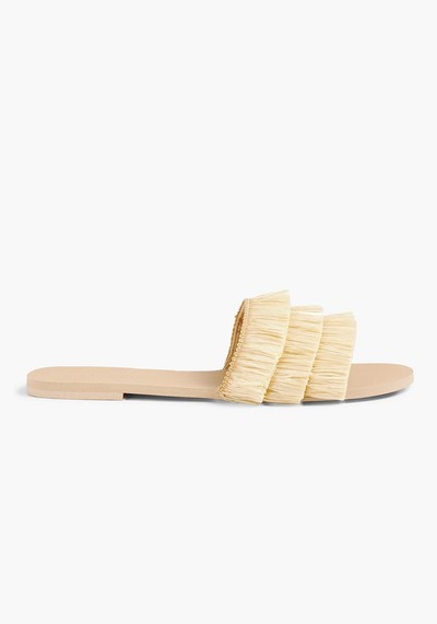 Fringed Raffia Slides from Seafolly