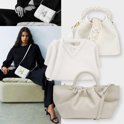 white bags