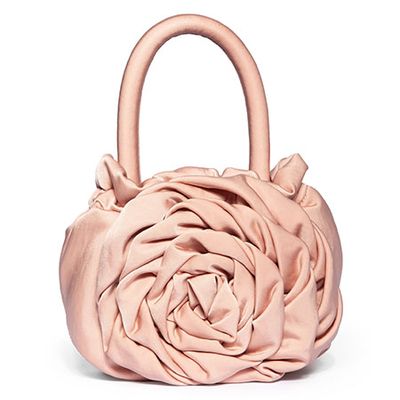 Rose Leather Top Handle Bag from  Staud