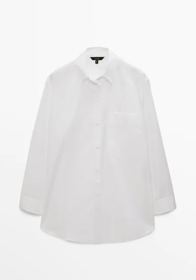 Oversize Poplin Blouse from Massimo Dutti