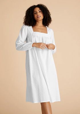 Pure Cotton Dobby Nightdress from M&S