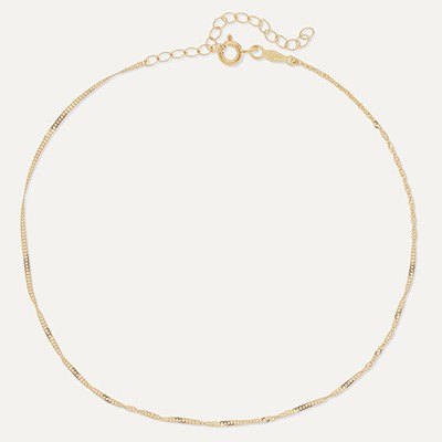 Sweet Nothing Gold Anklet from Catbird