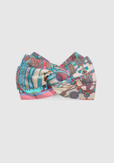 Printed Silk Headband from Gucci