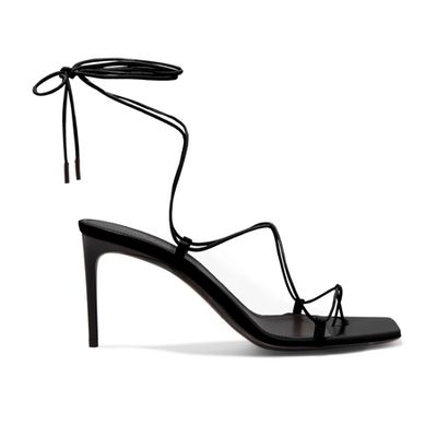 Paris Minimalist Leather Sandals from Saint Laurent