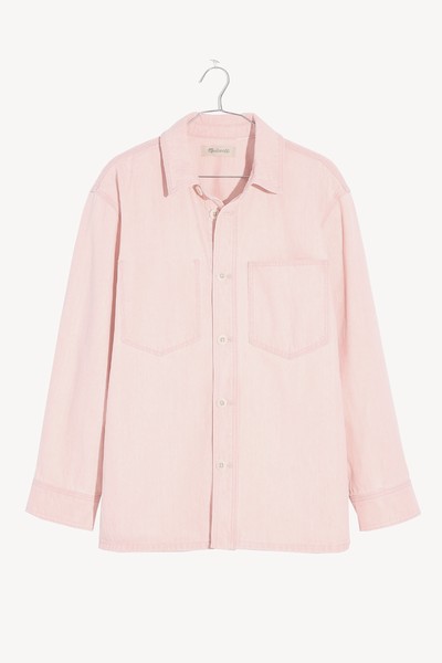 Plus Denim Shirt Jacket Botanical Yarn Dye Edition from Madewell