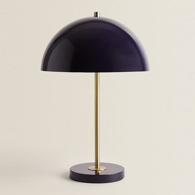 Lamp with A Metal Dome Lampshade from Zara Home