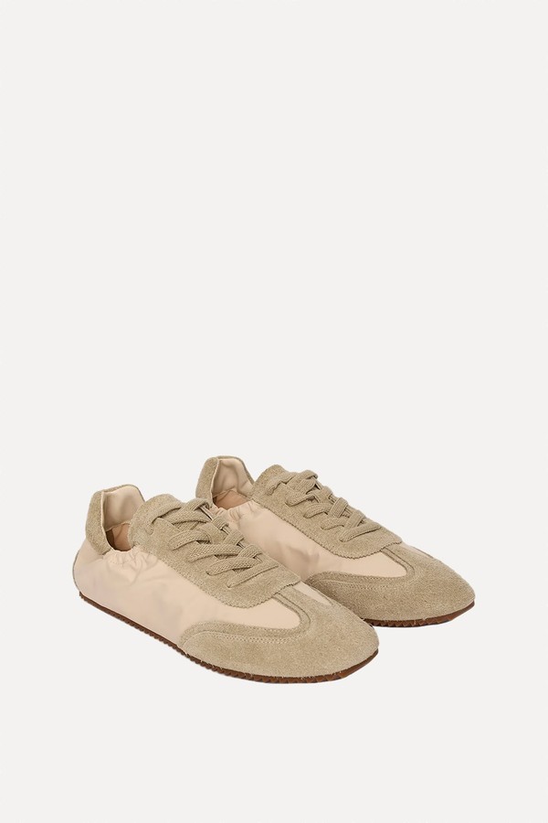 Suede-Nylon Trainers from Arket