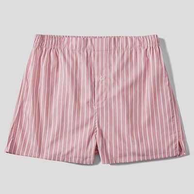 Boxer Short - Pink Stripe from Hamilton and Hare