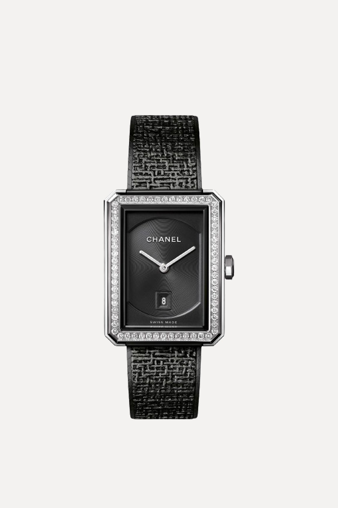 BOY.Friend Tweed Diamond Set Watch from Chanel