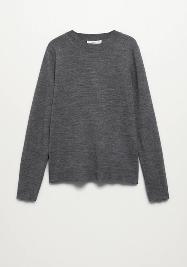 Grey Knit Jumper from Mango (Similar)