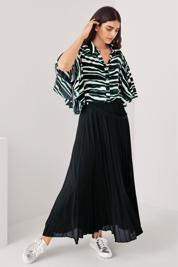 Mix/Caitlin Price | Pleat Fluid Maxi Skirt, £140