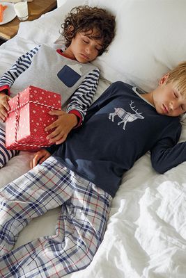 Reindeer & Check Pyjamas (1-12yrs)