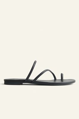 Ludo Toe Ring Strappy Flat Sandal from Reformation 