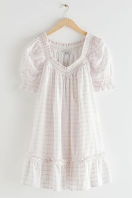 Voluminous Frill Mini Dress from & Other Stories