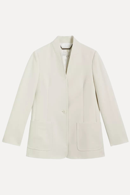 Ambero Single Breasted Collarless Stretch-Woven Blazer from Ted Baker