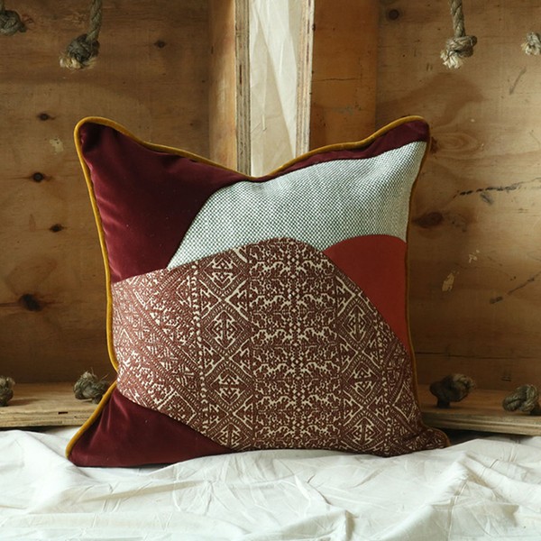 Autumn Patchwork Cushion