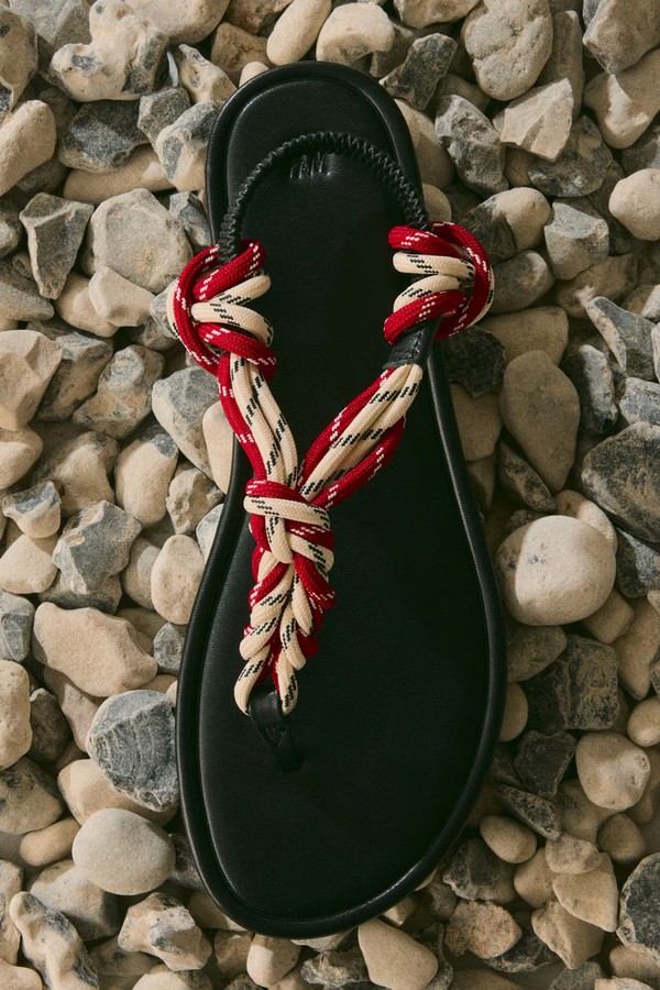 Knot-Detail Sandals
