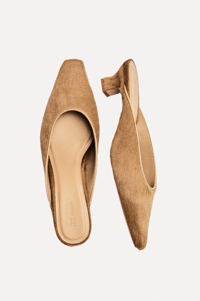 Heeled Leather Mules from H&M