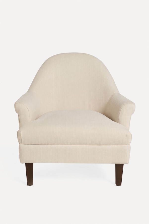 Clabon Natural Rosemoor Accent Chair from Nina Campbell