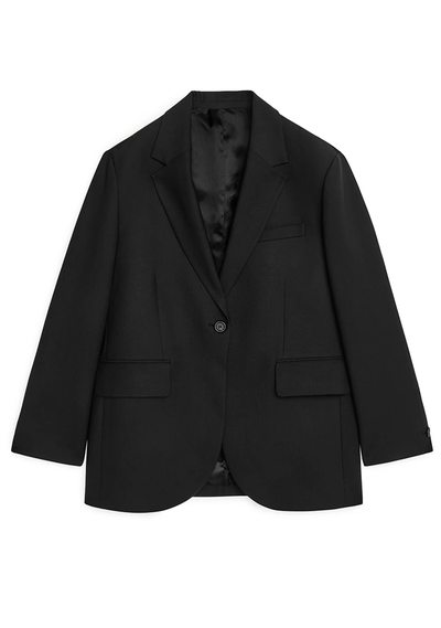 Oversized Wool Hopsack Blazer from Arket