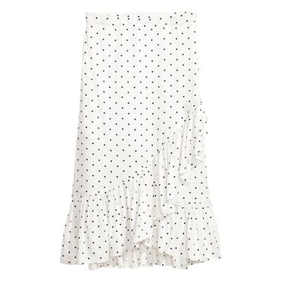 Calf- Length Flounced Skirt from H&M