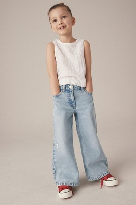 Light Wide Leg Jeans