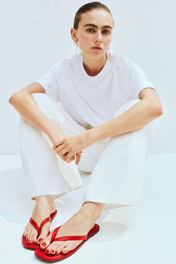 Leather Flip-Flops from H&M