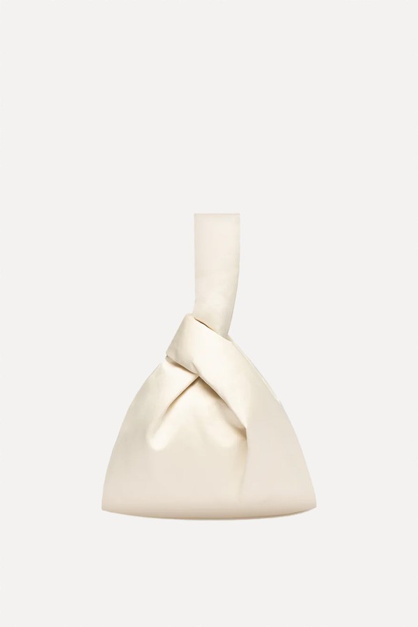 Jen Mini Structured Satin Bag from Nanushka