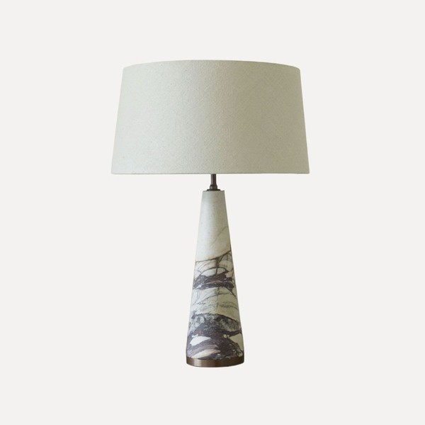 Limited Edition Marble Cone Table Lamp from Rose Uniacke