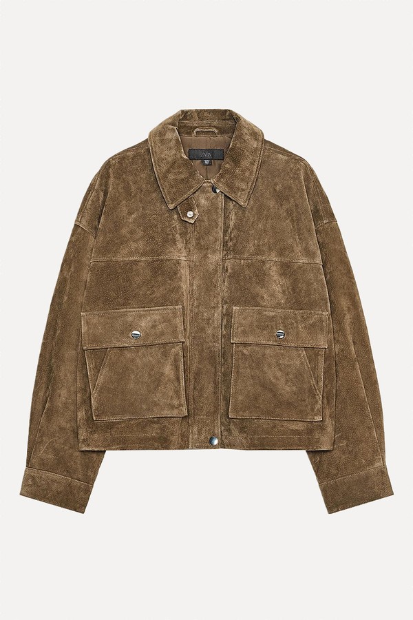 100% Leather Bomber Jacket