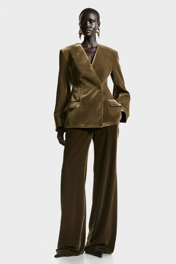 Bootcut Velvet Trousers from H&M