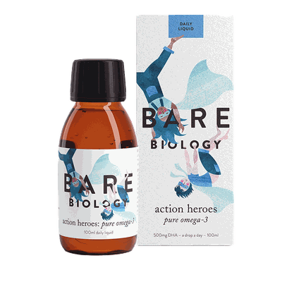 Pure Omega 3 Fish Oil Liquid from Bare Biology