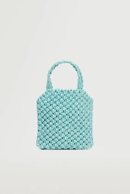 Crochet Mini Bag from Mango