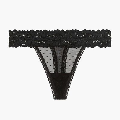 Dotted Mesh Thong from Savage X Fenty